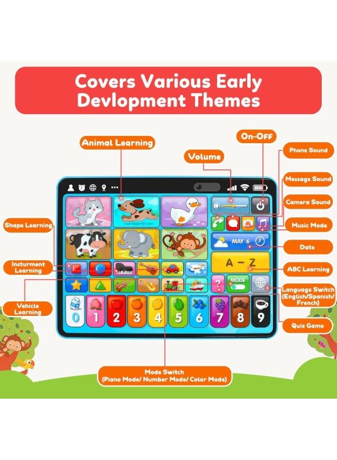 فايف ستار – أول تابلت تعليمي للأطفال | حروف، أرقام، موسيقى وأصوات - Image 2